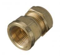 Compression Straight Female Connector 22mm x 3/4"