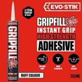 Evo-Stik Gripfill Xtra Instant Grip Adhesive 350ml per box 12