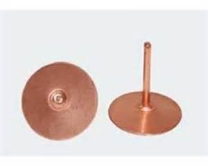Copper Disc Rivets (per box of 1000)