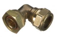 Compression Bent Tap Connector 22mm x 3/4"