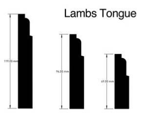 Lambs Tongue & Torus Skirting/Architrave