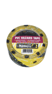 Everbuild PVC Hazard Tape 50mm x 33mtr