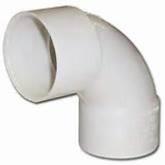 Polypipe White Solvent Weld Waste Pipe ABS Swept Bend