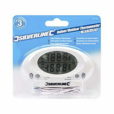 Silverline Indoor/Outdoor Thermometer