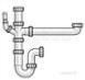 Polypipe 40mm One and a Half  Under Sink Kit Single Hose WSK1