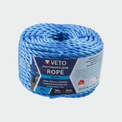 Veto Blue Poly Rope 30mtr Coil