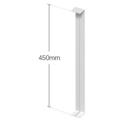 White Flat Joint Trim 450mm