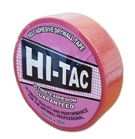 Hi-Tac Ultimate Adhesion Self Adhesive Drywall Joint Tape (Pink)