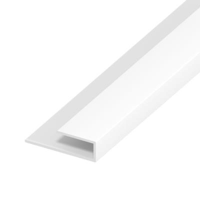 White 25mm Board Clip per 5mtr length