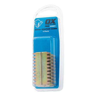 Ox Pro Scutch Combs 4 pack - 25mm