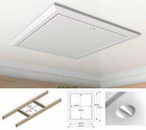 Timloc Plastic Insulated Hinged Loft Hatch Door with 0.35 UV Insulation 562x665mm (1169/35)