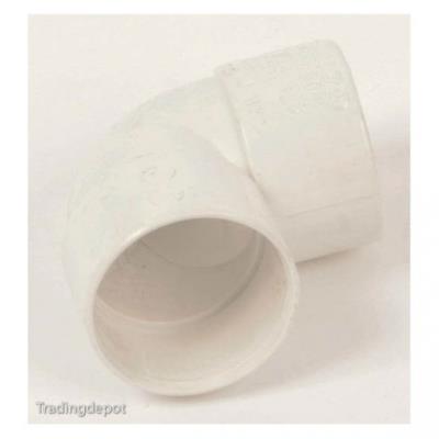 Polypipe White Solvent Weld Waste Pipe ABS Knuckle Bend