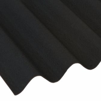 Coroline Bitumen Roofing Sheet - Black