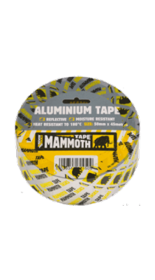 Everbuild Mammoth Aluminium Tape x 45mtr Roll