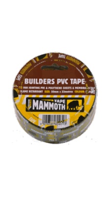 Everbuild Builders PVC Tape - Black