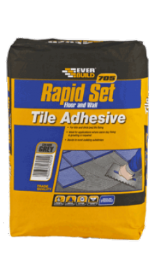 Everbuild 705 Rapid Set Tile Adhesive 20kg