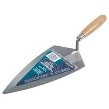 Spear and Jackson 11" Brick Trowel - Philadelphia Pattern with Wooden Handle