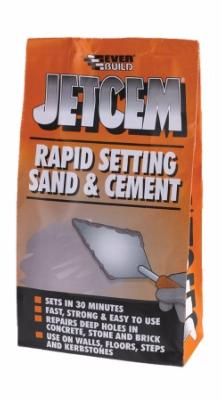 Everbuild Jetcem Premix Rapid Setting Sand & Cement 6kg