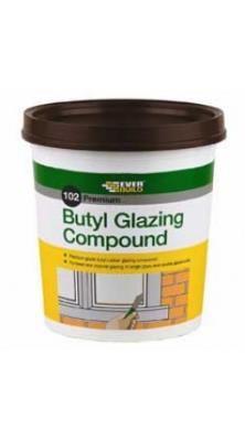 Everbuild 102 Premium Butyl Glazing Compound 2kg - Brown