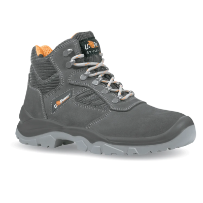 U-Power Real Safety Work Boot S1P SRC Steel Toe & Midsole Grey Suede (BC10315)