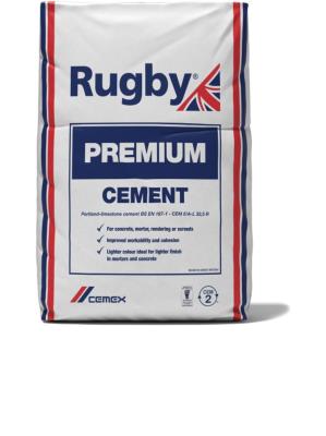 Rugby Premium Cement CEM2 in Paper Bag 25kg