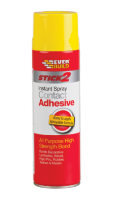 Everbuild Stick2 Instant Spray Contact Adhesive 500ml